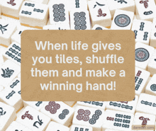 when life gives you tiles shuffle them and make a winning hand!
