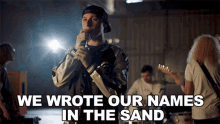 We Wrote Our Names In The Sand Derek Discanio GIF - We Wrote Our Names In The Sand Derek Discanio State Champs GIFs