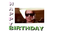 a picture of arnold schwarzenegger and the words happy birthday
