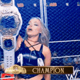 Liv Morgan Womens World Champion GIF - Liv Morgan Womens World Champion Introduction GIFs