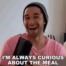 Im Always Curious About The Meal Wil Dasovich GIF - Im Always Curious About The Meal Wil Dasovich I Want To Know What Meal It Is GIFs