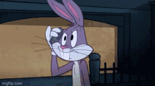 bugs bunny talking on a cell phone with imgflip.com at the bottom