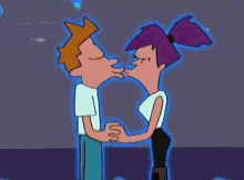 Fry Leela GIF - Fry Leela Futurama GIFs