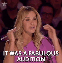 It Was A Fabulous Audition Amanda Holden GIF - It Was A Fabulous Audition Amanda Holden Bgt GIFs
