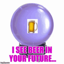 Beer Crystal GIF - Beer Crystal Ball GIFs