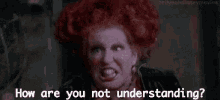 How Are You Not Understanding? GIF - Understanding How Are You Not Understanding Hocus Pocus GIFs