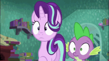 my little pony friendship is magic my little pony starlight starlight glimmer spike