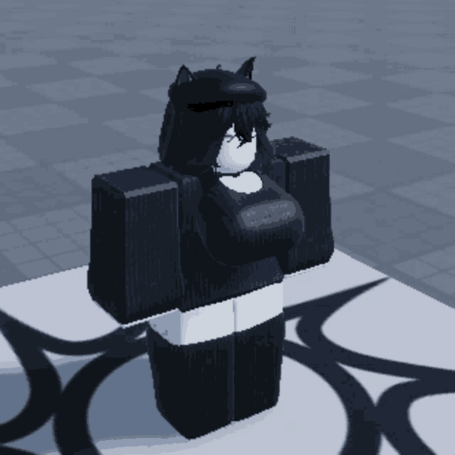 Goth Girl Face - Roblox