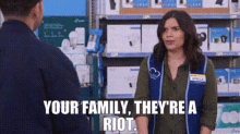 Superstore Amy Sosa GIF - Superstore Amy Sosa Your Family GIFs