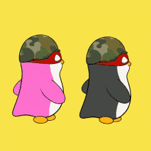 Army Penguin GIF - Army Penguin Respect GIFs