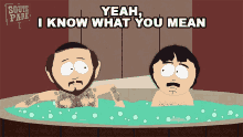 Yeah I Know What You Mean Gerald Broflovski GIF - Yeah I Know What You Mean Gerald Broflovski Randy Marsh GIFs
