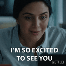 Im So Excited To See You Nazan Abassi GIF
