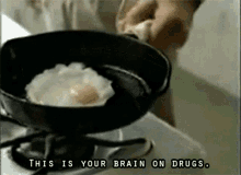 Egg Fried Egg GIF - Egg Fried Egg This Is Your Brain On Drugs GIFs