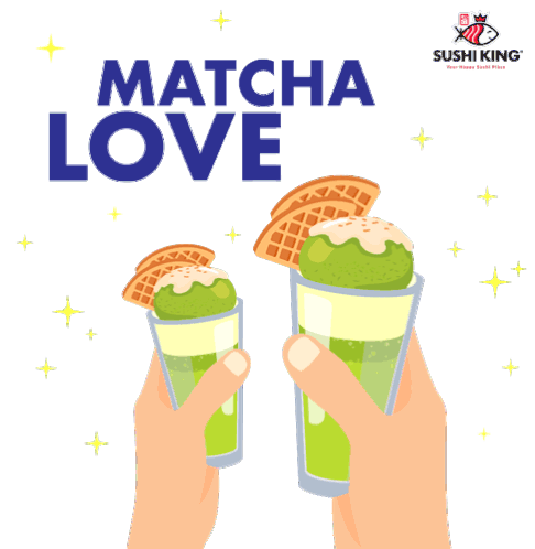 Matcha Matcha Ice Cream Sticker - Matcha Matcha Ice Cream Much Of Love Stickers