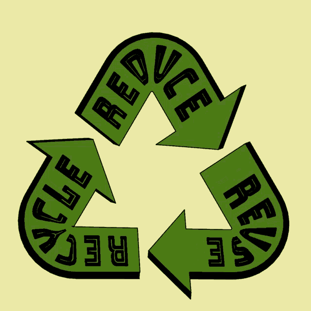Reduce reuse recycle concept design Royalty Free Vector