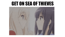Sea Of Thieves Anime Girls GIF - Sea Of Thieves Anime Girls Kissing GIFs