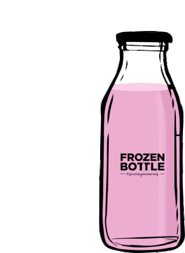 Frozen Bottle Frozen Bottle Shakes Sticker - Frozen Bottle Frozen Bottle Shakes Shakes Stickers