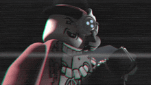 a black and white image of a lego character wearing a hat and glasses