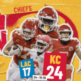 Kansas City Chiefs (24) Vs. Los Angeles Chargers (17) Fourth Quarter GIF - Nfl National Football League Football League GIFs