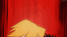 a cartoon drawing of a man and a woman with a red background that says marvelous.io.za