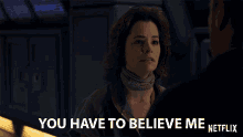 You Have To Believe Me Parker Posey GIF - You Have To Believe Me Parker Posey Dr Smith GIFs