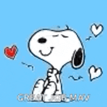 Snoopy Beating Heart GIF