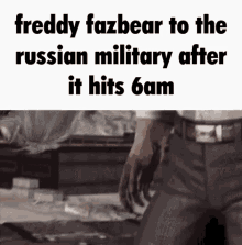 Russia Freddy Fazbear GIF - Russia Freddy Fazbear Fnaf GIFs