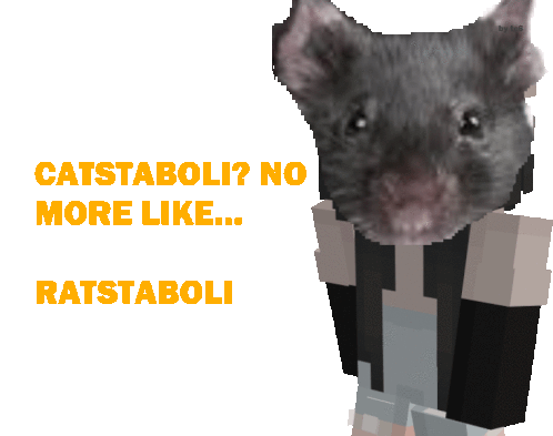 Catstaboli Rat Sticker - Catstaboli Rat Rats Stickers