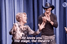He Loves You Stage GIF