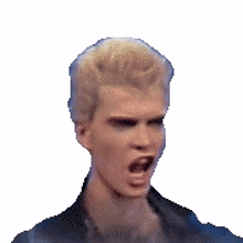singing billy idol hot in the city song music video eighties