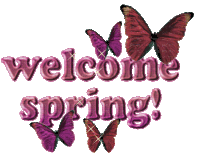 Welcome Spring Butterflies Sticker - Welcome Spring Butterflies Stickers