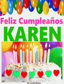 Karen Feliz Cumpleaños GIF - Karen Feliz Cumpleaños Happy Birthday GIFs