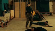Funny As Hell Guy Drops To Knees And Shoots GIF - Funny As Hell Guy Drops To Knees And Shoots Tacticool Reloads GIFs
