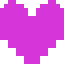 Pixel Heart Sticker - Pixel Heart Purple Heart Stickers