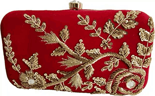 Women's Embroidered Clutch Bag Purse Handbag for Bridal, Casual, Party,  Wedding