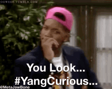Yang Gang Curious GIF - Yang Gang Curious Yang Curious GIFs