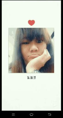 a picture of a woman with the date 16.10.17