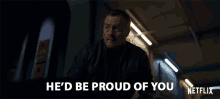 Hed Be Proud Of You Toby Stephens GIF - Hed Be Proud Of You Toby Stephens John Robinson GIFs