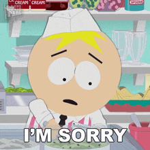 Im Sorry Butters Stotch GIF - Im Sorry Butters Stotch South Park Dikinbaus Hot Dogs GIFs