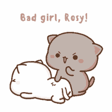 Rosy Cheeks Bad Girl GIF - Rosy Cheeks Bad Girl Bad Rosy GIFs