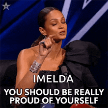 You Should Be Really Proud Of Yourself Alesha Dixon GIF - You Should Be Really Proud Of Yourself Alesha Dixon Britains Got Talent GIFs