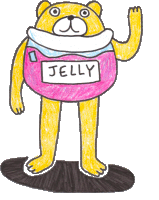 Jellybearwave Jellybear Sticker - Jellybearwave Jellybear Erintanner Stickers
