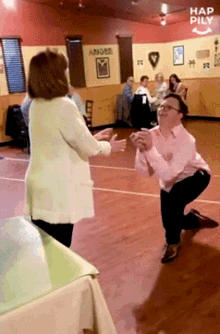 Proposal Happily GIF - Proposal Happily Stand Up GIFs