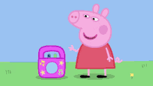 Peppa Pig Turn On The Radio GIF - Peppa Pig Peppa Turn On The Radio GIFs