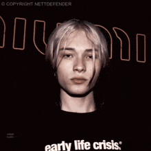 a picture of a person with glowing eyes and the words copyright nettdefender on the bottom right