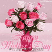 Happy Mothers Day Sparkle GIF - Happy Mothers Day Sparkle Roses GIFs