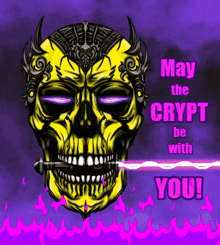 The Crypt Skull GIF - The Crypt Skull Lightsaber GIFs