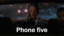 Phone Five High Five GIF - Phone Five High Five Barney GIFs