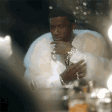 Staring Gucci Mane GIF - Staring Gucci Mane Wake Up In The Sky Song GIFs