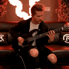 Playing Guitar Cole Rolland GIF - Playing Guitar Cole Rolland Strumming GIFs